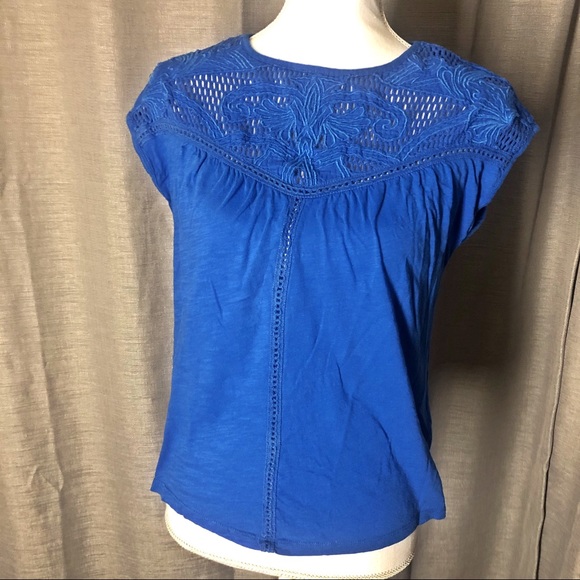 Lucky Brand XS Blue Tank - Picture 1 of 7
